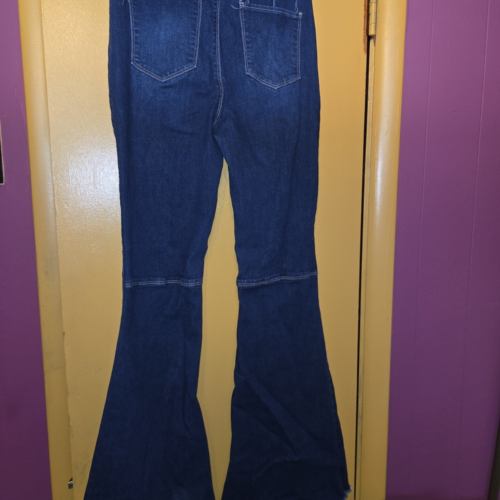 YMI Dark Blue Flare Jeans - Picture 2 of 6